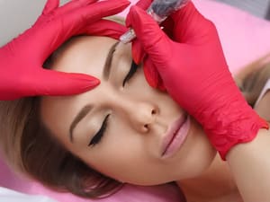 Eyebrow Tattoo result by Cachet Beauty Studio in Columbia, MD