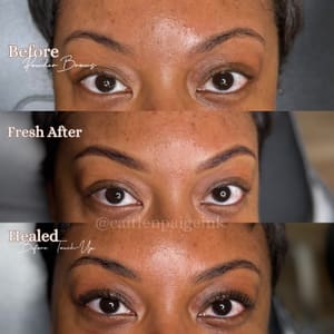 Eyebrow Tattoo result by Caitlen Paige Ink in Austin, TX