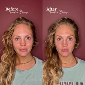 Eyebrow Tattoo result by Caitlen Paige Ink in Austin, TX
