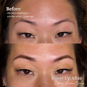 Eyebrow Tattoo result by Caitlen Paige Ink in Austin, TX