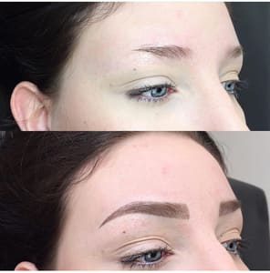 Eyebrow Tattoo result by California Dreamz Esthetics LLC in Wickliffe, OH
