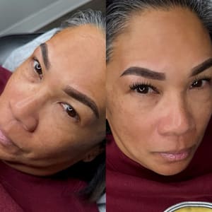 Eyebrow Tattoo result by California Esthetics Studio - Vanessa Andara Permanent Makeup in San Diego, CA