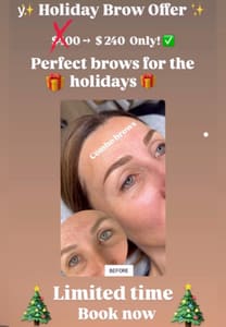 Eyebrow Tattoo result by Camelia Beauty & brow bar in Calabasas, CA