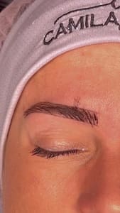 Eyebrow Tattoo result by Camila Prado Beauty in St Augustine, FL