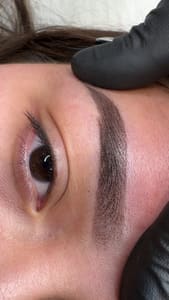 Eyebrow Tattoo result by Camilya Beauty Studio in Millville, NJ
