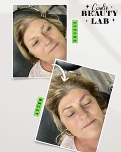 Eyebrow Tattoo result by Candi’s Beauty Lab in Macclenny, FL