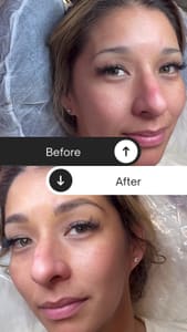 Eyebrow Tattoo result by CandiBrows NanoBrows, Microblading & Permanent Make-up Specialist in Clovis, CA