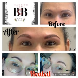 Eyebrow Tattoo result by Candied Soul Body Bar Limited in Mountain Top, PA