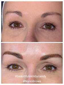Eyebrow Tattoo result by Candy Luther, Medical Aesthetician in Greenville, SC