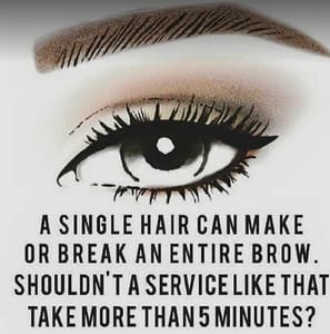 Eyebrow Tattoo result by Candy's Vegan Waxing & Electrolysis-A Cruelty-Free Salon in Long Beach, CA
