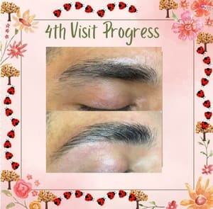 Eyebrow Tattoo result by Candy's Vegan Waxing & Electrolysis-A Cruelty-Free Salon in Long Beach, CA