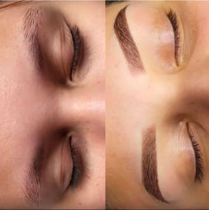 Eyebrow Tattoo result by Canela Studio in Clifton Park, NY