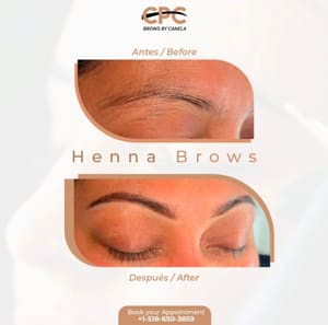 Eyebrow Tattoo result by Canela Studio in Clifton Park, NY
