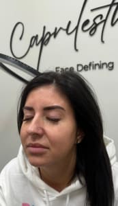 Eyebrow Tattoo result by Caprilésthetics in Dekalb, IL