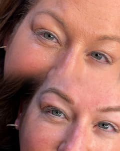 Eyebrow Tattoo result by Caprilésthetics in Dekalb, IL