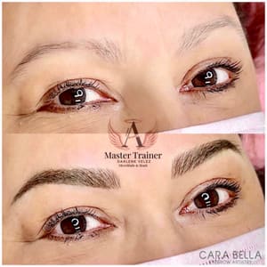 Eyebrow Tattoo result by Cara Bella Brows in Winter Park, FL