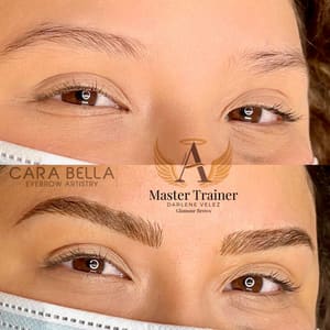 Eyebrow Tattoo result by Cara Bella Brows in Winter Park, FL