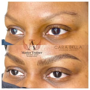 Eyebrow Tattoo result by Cara Bella Brows in Winter Park, FL
