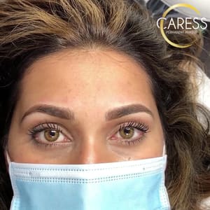 Eyebrow Tattoo result by Caress Permanent Makeup in Los Angeles, CA