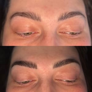 Eyebrow Tattoo result by Carlee Brianne permanent make up artist in Zanesville, OH