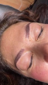 Eyebrow Tattoo result by Carma Bella Beauty in San Anselmo, CA