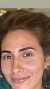 Eyebrow Tattoo result by Carol Chibli Deluxe Beauty Studio in Katy, TX