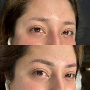 Eyebrow Tattoo result by CAROLINA CANTERA Permanent Makeup in Dover, NJ