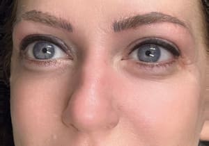 Eyebrow Tattoo result by Caroline Permanent Makeup Microblading Emerald Isle in Emerald Isle, NC