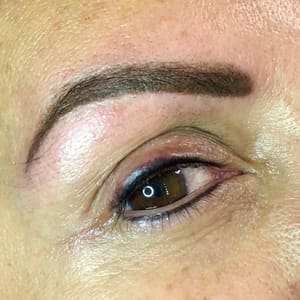 Eyebrow Tattoo result by Carolyn Elliott Permanent Makeup in Los Osos, CA