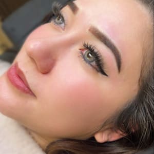 Eyebrow Tattoo result by Carrie Rosa Beauty & Permanent Jewelry in Leander, TX