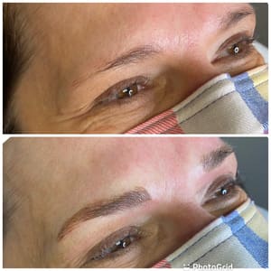Eyebrow Tattoo result by Casey's Cosmetics in Bradley, IL