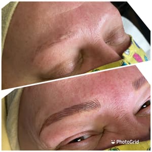 Eyebrow Tattoo result by Casey's Cosmetics in Bradley, IL