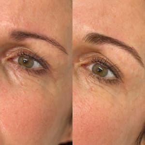 Eyebrow Tattoo result by Cass Brows + Beauty in Huntington Beach, CA
