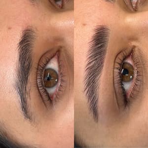 Eyebrow Tattoo result by Cass Brows + Beauty in Huntington Beach, CA