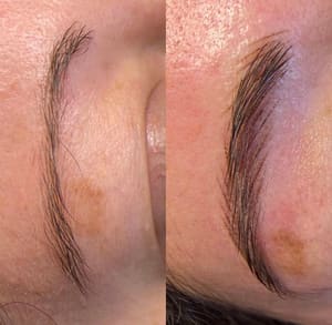 Eyebrow Tattoo result by Cassandra McKenna Beauty in Clifton Park, NY