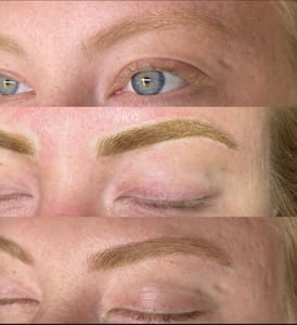 Eyebrow Tattoo result by Cassandra McKenna Beauty in Clifton Park, NY