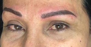 Eyebrow Tattoo result by Catalina Rubes in Carmel, IN