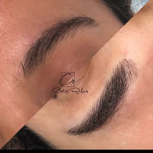 Eyebrow Tattoo result by Catalina Rubes in Carmel, IN