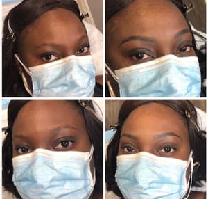 Eyebrow Tattoo result by Catalina Rubes in Carmel, IN