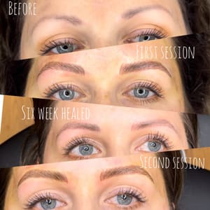 Eyebrow Tattoo result by CB Brow Studio in Spokane, WA