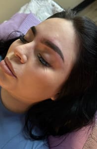Eyebrow Tattoo result by CBBEAUTYBROWSTUDIO in Dalton, GA
