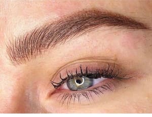 Eyebrow Tattoo result by CC Brows and Beauty in Rockville, MD