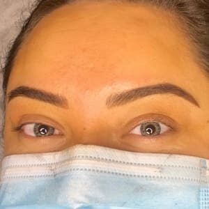 Eyebrow Tattoo result by CC Brows and Beauty in Rockville, MD