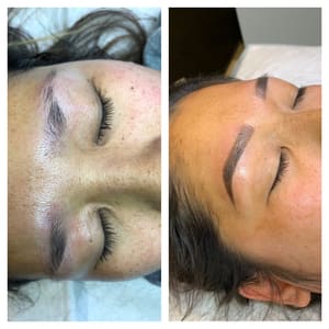 Eyebrow Tattoo result by CC Brows and Beauty in Rockville, MD
