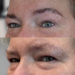 Eyebrow Tattoo result by CC Permanent Cosmetics in Syracuse, IN