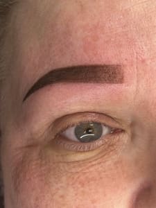 Eyebrow Tattoo result by CDA Brows, Body, & Ink LLC in Coeur D Alene, ID