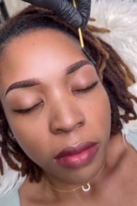 Eyebrow Tattoo result by CeceBrows _ Microblading _ Eyebrows Fayetteville in Fayetteville, NC