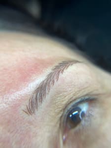 Eyebrow Tattoo result by Cejas Roslyn in Miami, FL