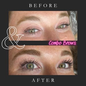 Eyebrow Tattoo result by Celebrity Makeup Studio & Lash Bar in Lake Charles, LA