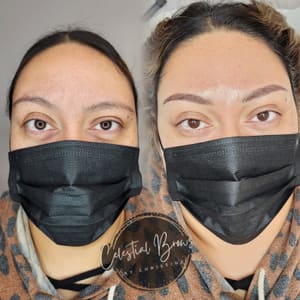 Eyebrow Tattoo result by Celestial Brows by Christine in Huntington Beach, CA